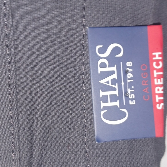 Chaps Cargo Shorts - Stretch Big&Tall Gray NWT - Picture 3 of 7